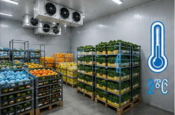 Depozit frigorific pentru alimente, produse farmaceutice și logistică cu temperatură controlată