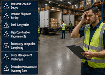 Terminal logistic aglomerat, confruntat cu provocări de coordonare și transport în cross-docking