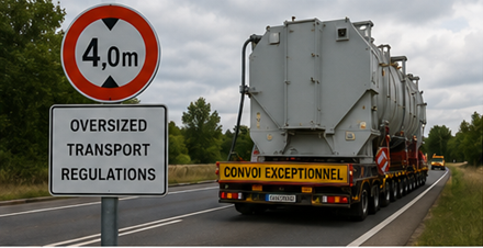 Reglementări europene de transport și conformitate logistică pentru încărcături supradimensionate