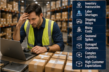 Depozit de fulfillment aglomerat, confruntat cu întârzieri la expediere și probleme de inventar