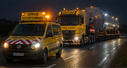 Operațiuni de siguranță și coordonarea escortelor pentru transportul încărcăturilor supradimensionate