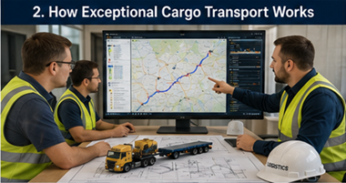 Planificare logistică pentru mărfuri excepționale și operațiuni de transport agabaritic