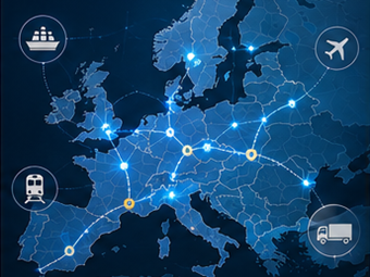 Rute de transport logistic internațional în Europa, cu vizibilitate pentru urmărirea transporturilor