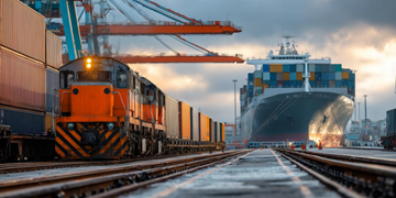 Logistică multimodală care combină transportul rutier, aerian și maritim în lanțul de aprovizionare