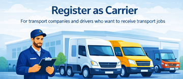 Înregistrare ca Transportator