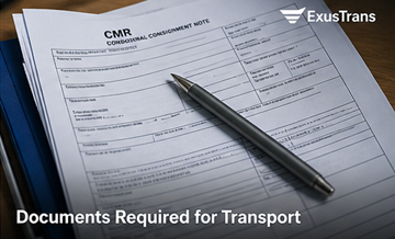 Document de transport CMR, factură, documente logistice, acte transport, Europa, documentație de marfă