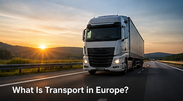 Sistemul de transport european: camioane, trenuri, nave și avioane care mută mărfuri în Europa, rețea logistică