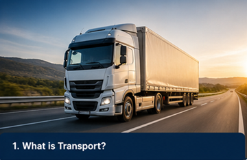 Camion care transportă mărfuri pe autostradă europeană, concept de logistică și transport