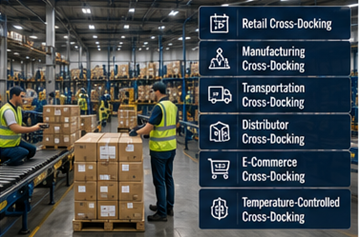 Diferite tipuri de cross-docking utilizate în transport și logistica de depozit