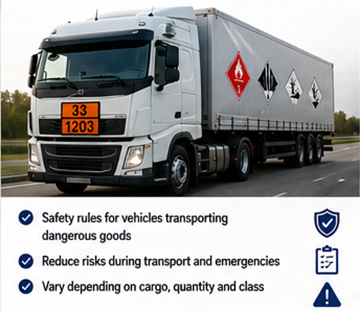Cerințe ADR pentru vehicule de mărfuri periculoase și conformitate cu siguranța transportului în Europa