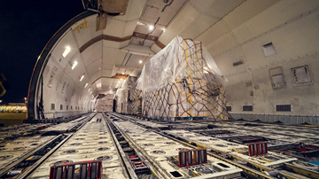 Transport aerian folosit pentru expediții urgente și cu valoare ridicată, cu avion cargo