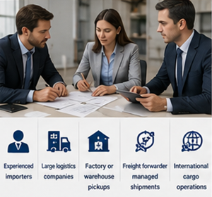 Profesioniști în logistică planificând expediții internaționale folosind Incoterms EXW