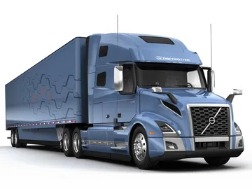 Transportator Semiremorcă Volvo VNL în Berlin Germania